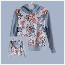 Load image into Gallery viewer, Size 5, 6 &amp; 7 Balloons 🎈 &amp; Pups Lined Hoodie