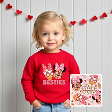 Load image into Gallery viewer, Toddler Besties Crewneck &amp; Legging Set