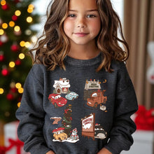 Load image into Gallery viewer, Youth Cars Christmas Crewneck