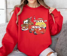 Load image into Gallery viewer, Adult Cars Love Crewneck