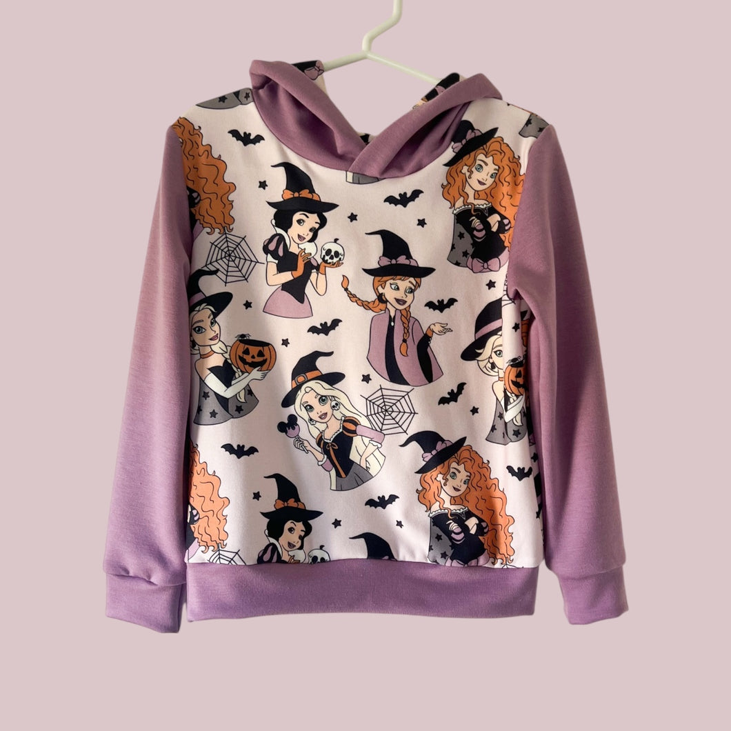 Size 4 Witch Princess Lined Hoodie