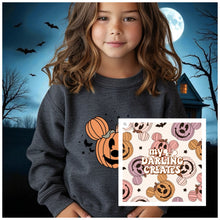 Load image into Gallery viewer, Youth Too Cute to Spook Crewneck &amp; Legging Set