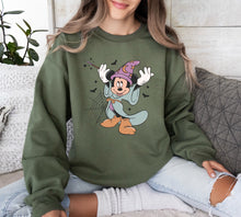 Load image into Gallery viewer, Adult Mouse Wizard Crewneck