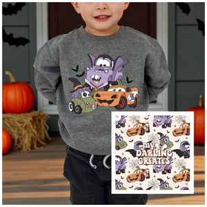Toddler Halloween Cars Crewneck & Legging Set