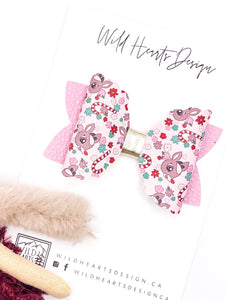 Rudolph Scalloped Bow