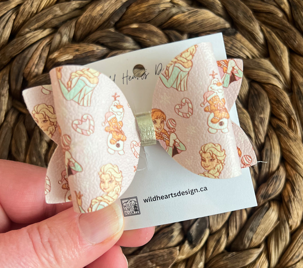 Cookies & Snowmen Bow