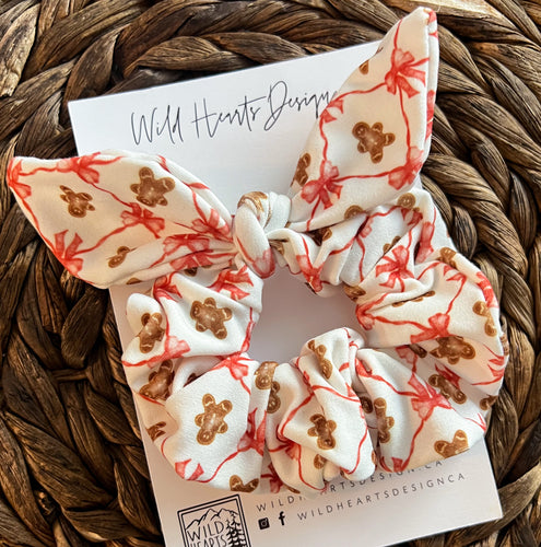 Bows & Gingerbread Bow Scrunchie