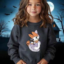 Load image into Gallery viewer, Youth Halloween Daisy Crewneck
