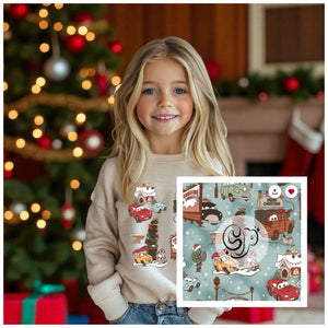 Toddler Cars Christmas Crewneck & Legging Set