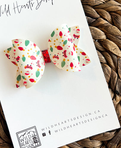 Christmas Lights Bow