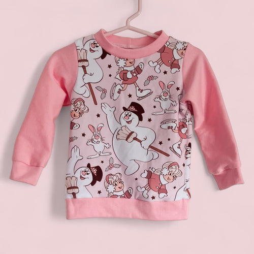 Size 12-18 months Frosty & Friends Crewneck