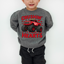 Load image into Gallery viewer, Toddler Crushin’ Hearts Crewneck