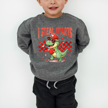 Load image into Gallery viewer, Toddler I Steal Hearts Crewneck