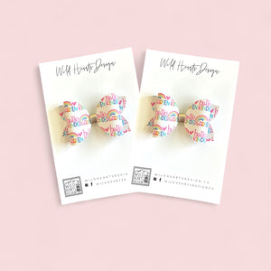 Hello Kindergarten Bow