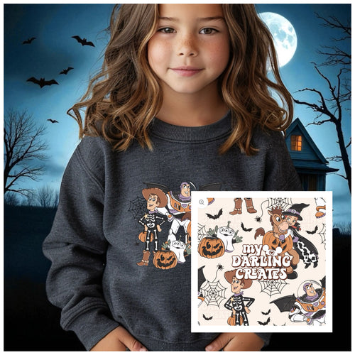 Youth Halloween Toys Crewneck & Legging Set