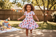 Load image into Gallery viewer, Pups on a Mission Twirl Dress