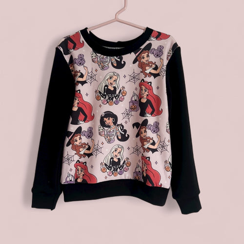 Size 6 Spooky Princess Crewneck