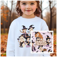 Load image into Gallery viewer, Youth All the Witches Crewneck &amp; Legging Set