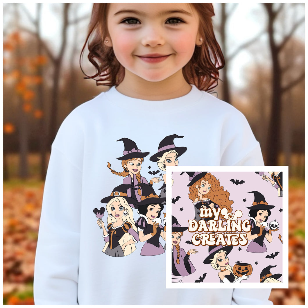 Youth All the Witches Crewneck & Legging Set