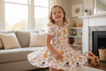 Load image into Gallery viewer, Springtime in 100 Acre Wood Twirl Dress