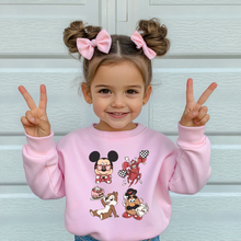 Load image into Gallery viewer, Toddler Valentine’s Mash up Crewneck
