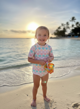 Load image into Gallery viewer, Size 4 Mermaid Rashguard set