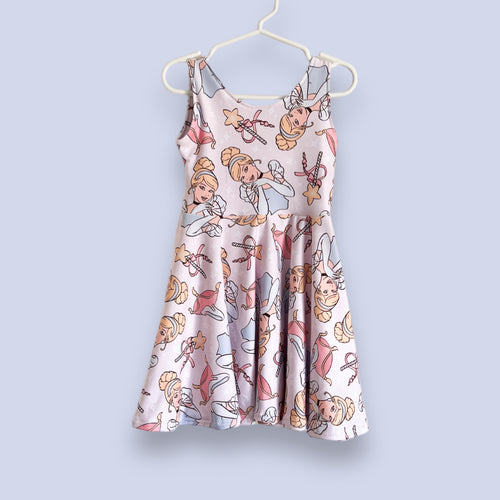 Cindy Lined Tank Twirl Dress