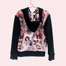 Load image into Gallery viewer, Size 4 Spooky Sisters Lined Hoodie