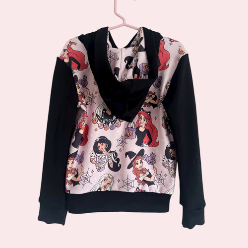 Size 4 Spooky Sisters Lined Hoodie