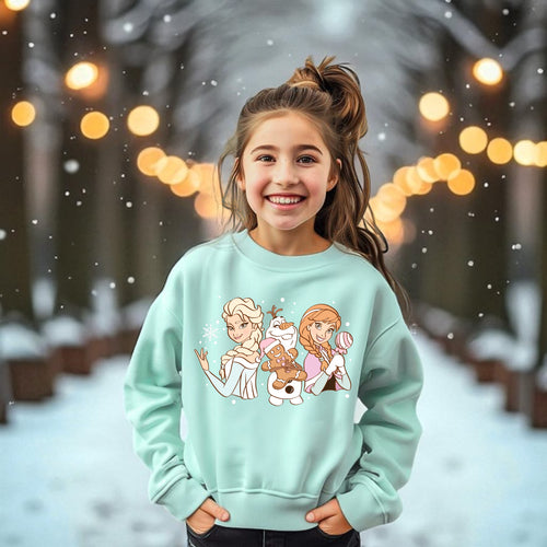 Toddler Ice Sisters & Friends Crewneck