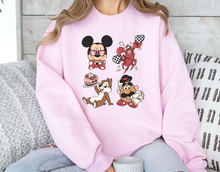 Load image into Gallery viewer, Adult Valentine Mash up Crewneck