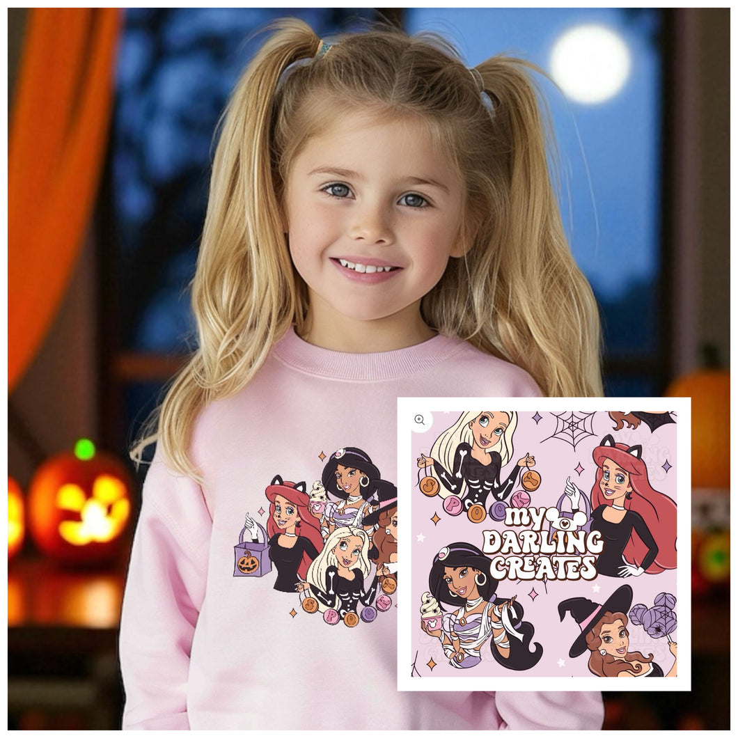 Toddler Spooky Princesses Crewneck & Legging Set