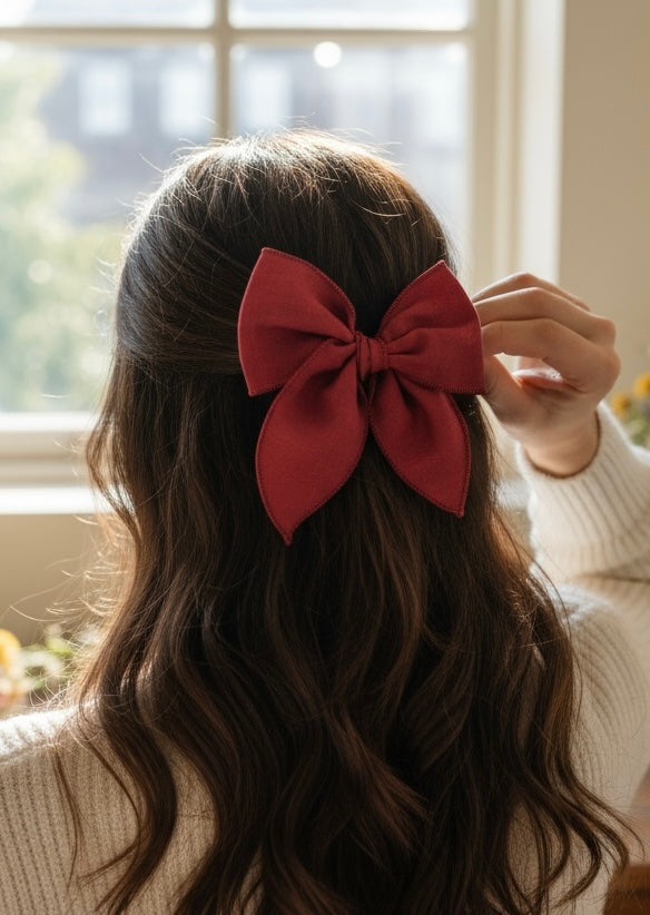 Vintage Red Fable Bow