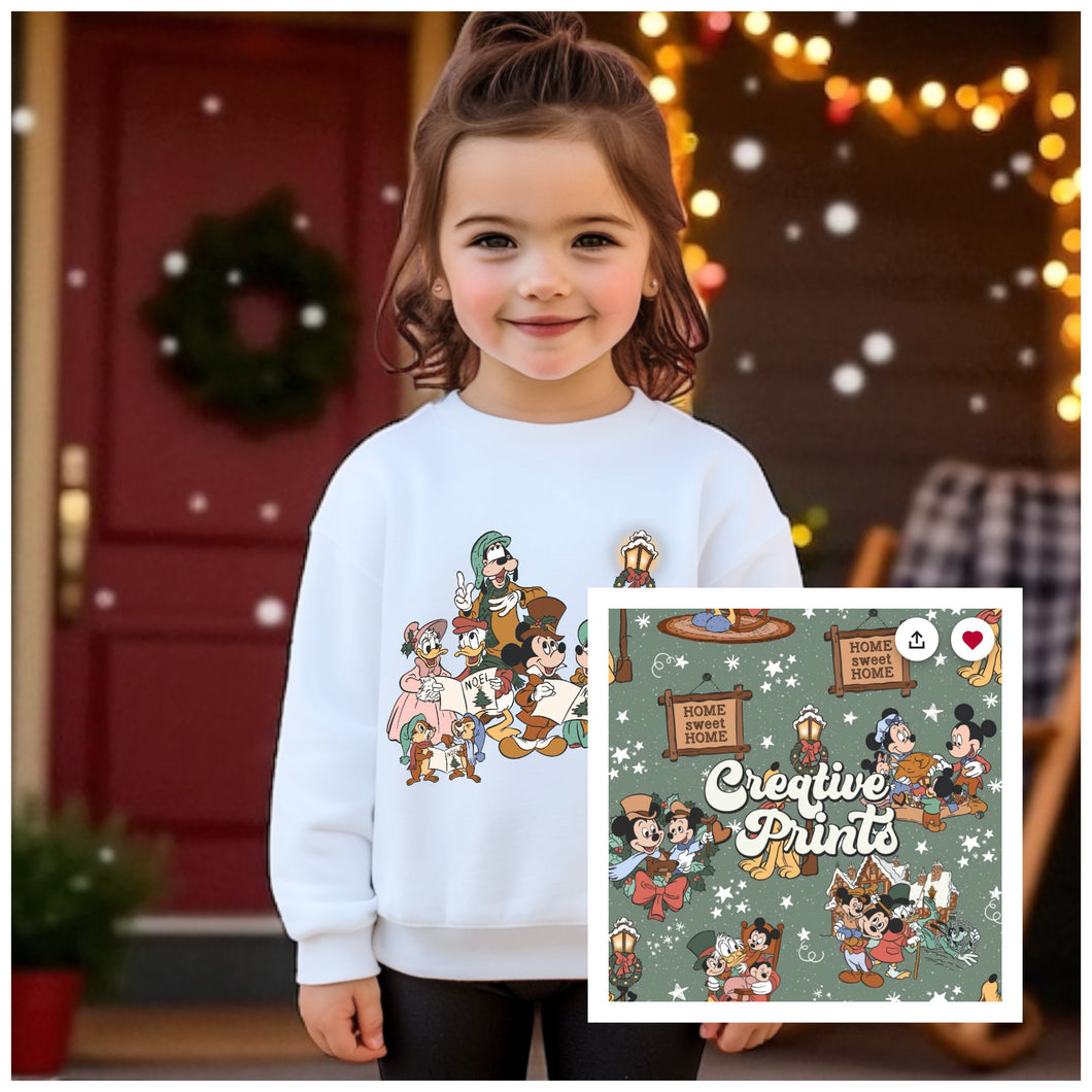 Youth A Christmas Carol Crewneck & Legging Set