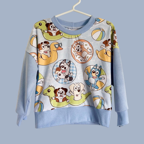 Size 4 Sister Pups Summer Crewneck