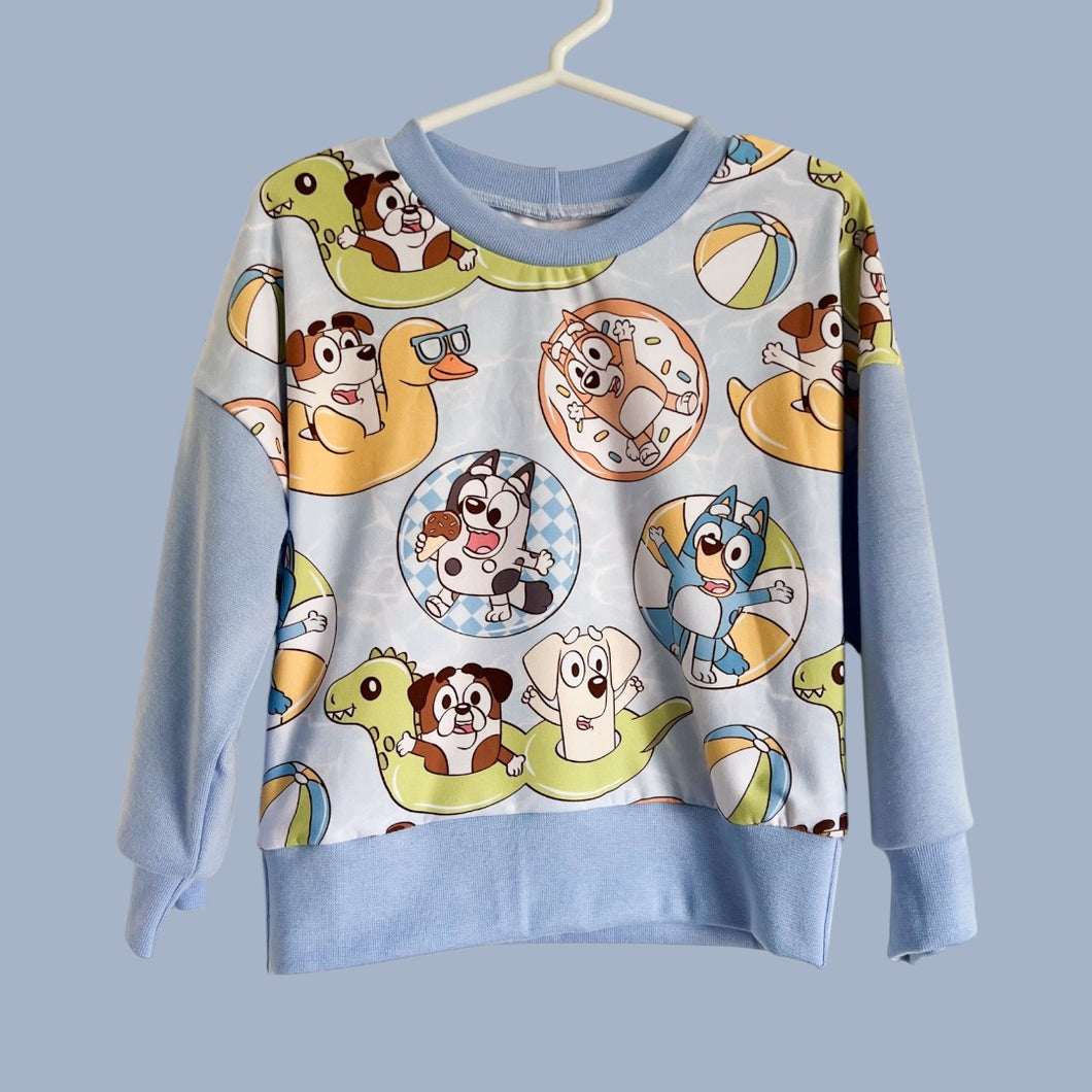 Size 4 Sister Pups Summer Crewneck