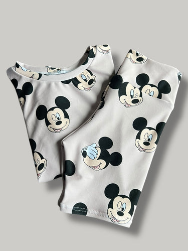 Neutral Mouse Biker Short & Top Set