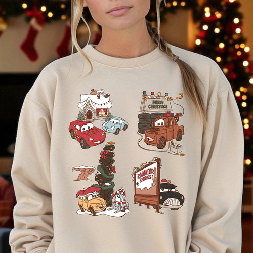 Adult Cars Christmas Crewneck