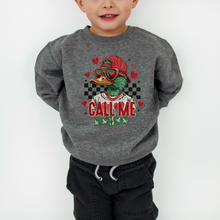 Load image into Gallery viewer, Toddler Call Me Crewneck