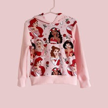 Load image into Gallery viewer, Size 8, 10 &amp; 12 Princess Love Lined Hoodie
