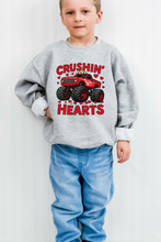 Load image into Gallery viewer, Youth Crushin’ Hearts Crewneck