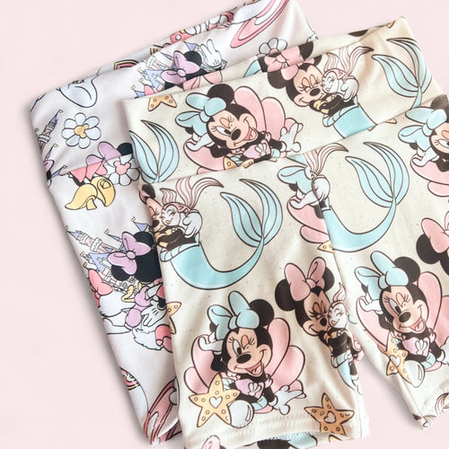 Mystery Print Biker Shorts