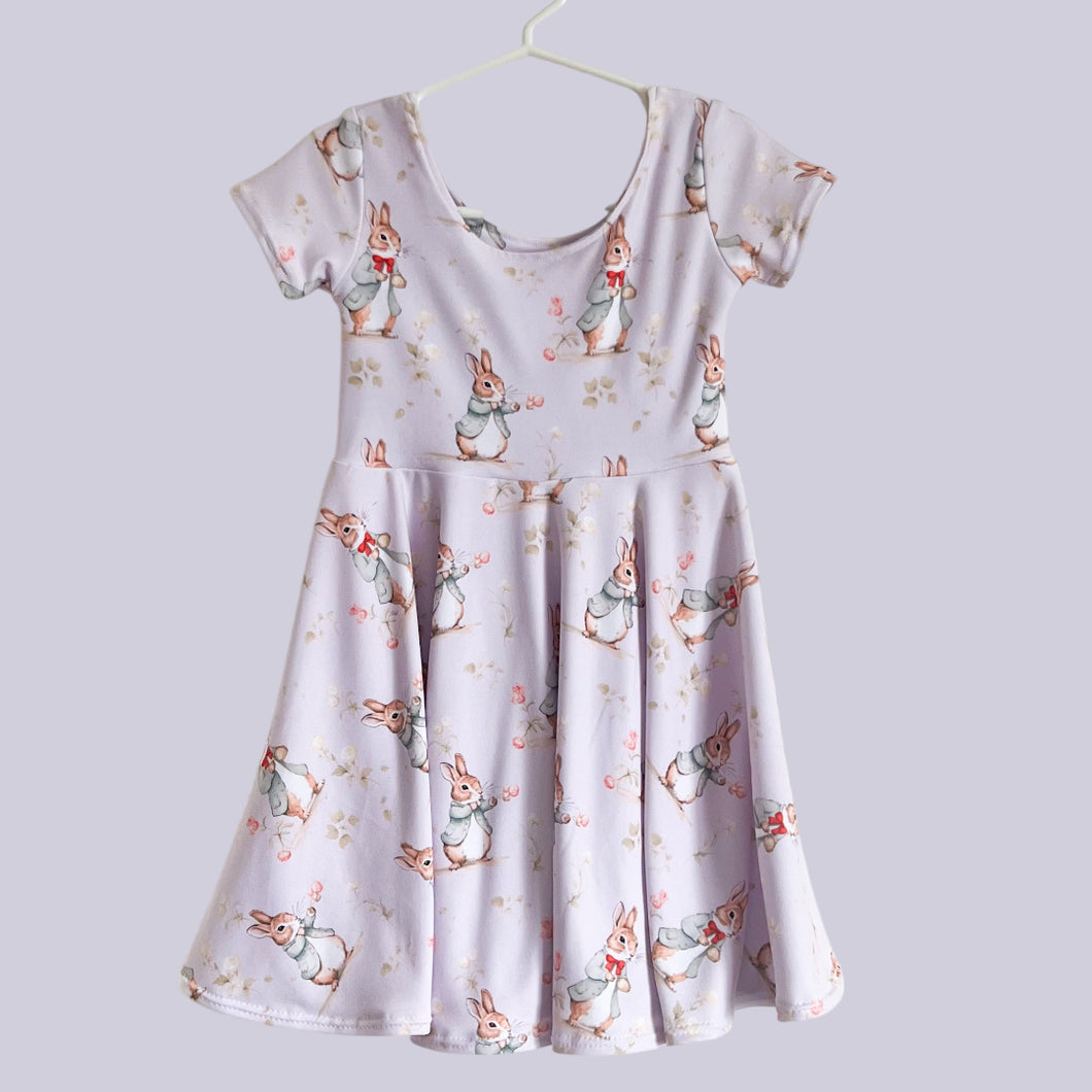 Vintage Bunny Twirl Dress