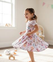 Load image into Gallery viewer, Ice Sisters Twirl Dress