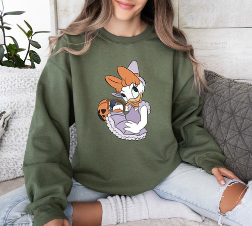 Adult Halloween Daisy Crewneck