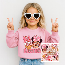 Load image into Gallery viewer, Youth Besties Crewneck &amp; Legging Set