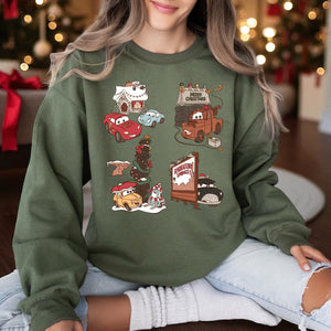 Adult Cars Christmas Crewneck