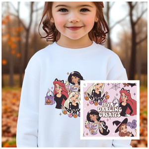 Youth Spooky Princess Crewneck & Legging Set