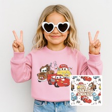 Load image into Gallery viewer, Youth Cars Love Crewneck &amp; Legging Set