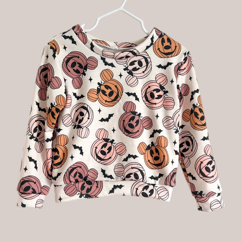 Size 2 Too Cute to Spook Halloween Crewneck